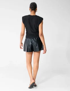 Zebra Organic Top Zwart
