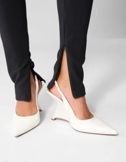 Zipper Legging Zwart