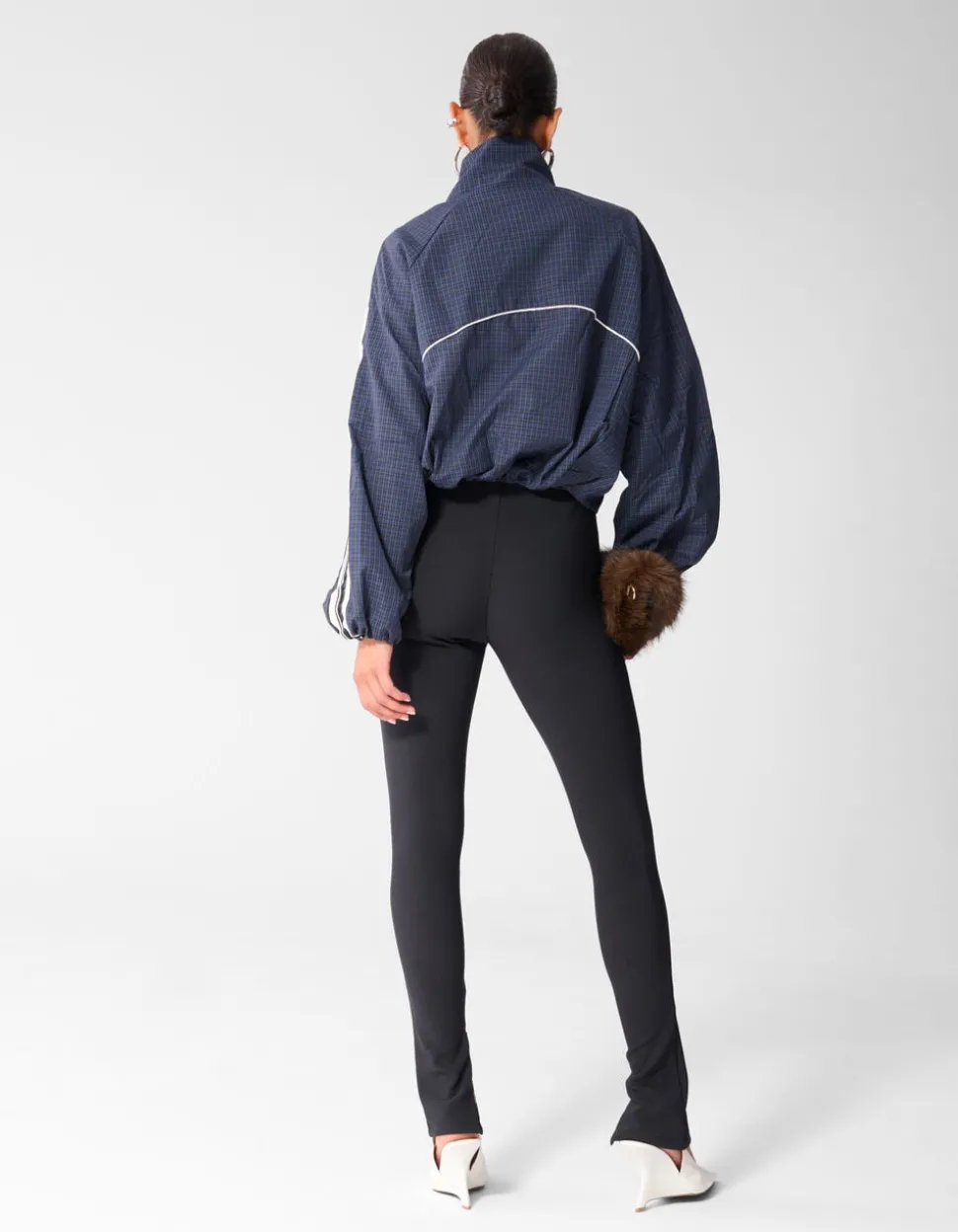 Zipper Legging Zwart