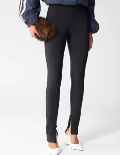 Zipper Legging Zwart
